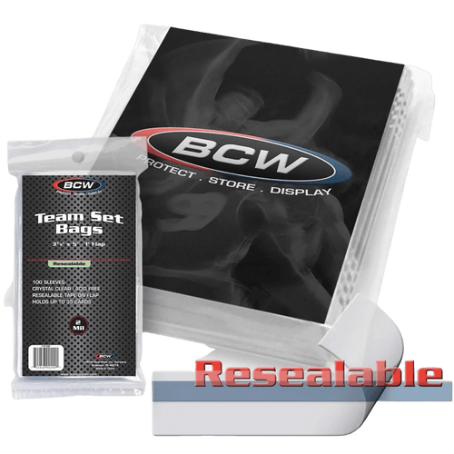 BCW Supplies: Resealable Team Set Bags 100ct.