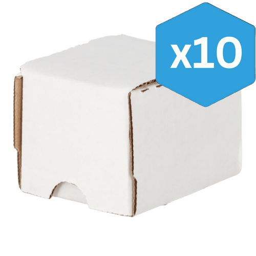 BCW Supplies: 100 Count Storage Box - Single Row Cardboard 10-Pack