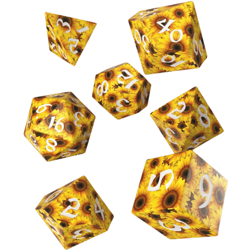 Full Art Dice Set: Sunflower (7ct)