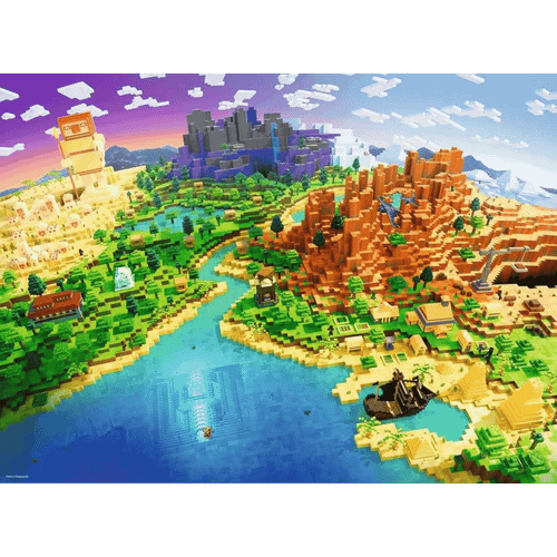 Minecraft: World of Minecraft - Puzzle (500pcs) - Game Nerdz