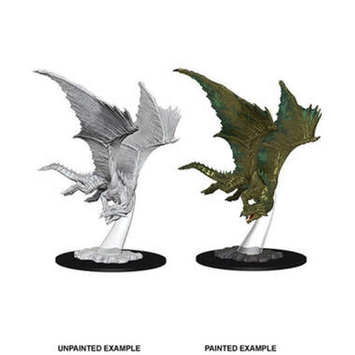 Dungeons & Dragons: Nolzur's Marvelous Unpainted Miniatures: Young Bronze Dragon