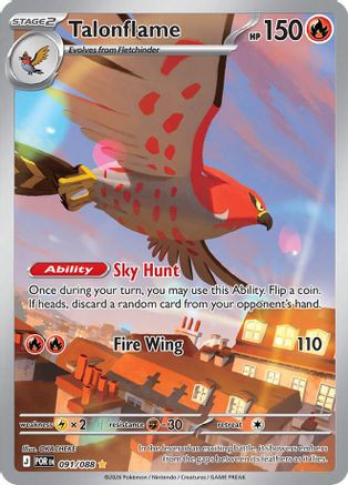 Talonflame - 091/088 - ME03 Perfect Order Holofoil