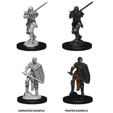 Dungeons & Dragons: Nolzur's Marvelous Unpainted Miniatures: Female Human Fighter