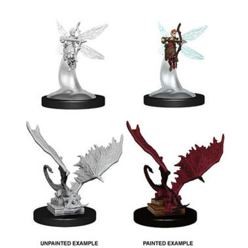 Dungeons & Dragons: Nolzur's Marvelous Unpainted Miniatures: Sprite & Pseudodragon