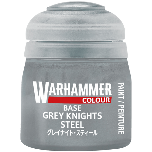 Warhammer Colour Paint: Base - Grey Knights Steel (12ml)