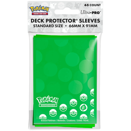 Ultra Pro Sleeves: Pokemon - Grass Type Energy (65ct)