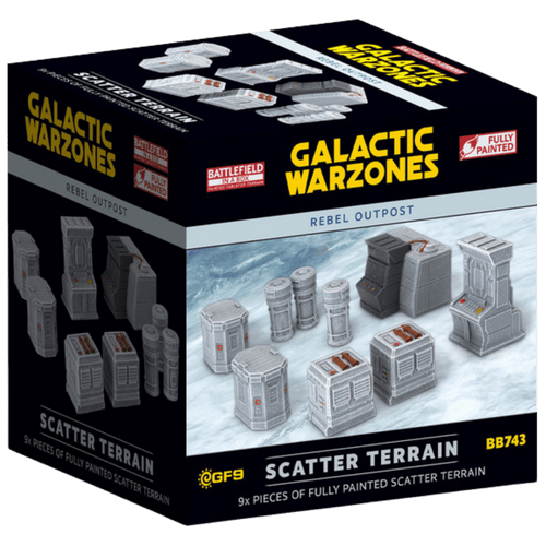 Battlefield in a Box: Galactic Warzones - Rebel Outpost - Scatter Terrain (Pre-painted) (PREORDER)