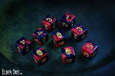 Elder Dice: The Mark of the Necronomicon D6 Set (9ct)