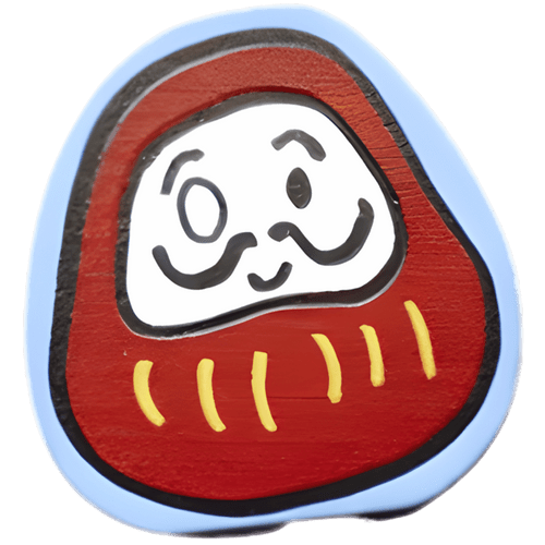 Let's Go! To Japan: Oversized Meeple - Daruma Doll