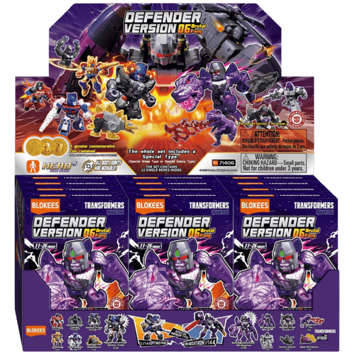 Blokees: Transformers - Defender Version 06 Brutal Fang - Display Box (12)