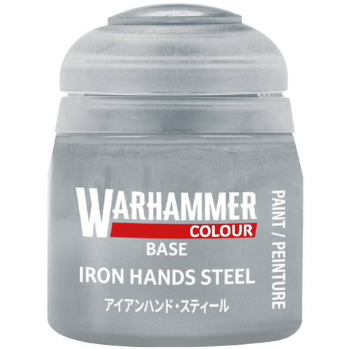 Warhammer Colour Paint: Base - Iron Hands Steel (12ml)