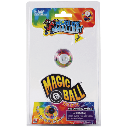 World's Smallest: Magic 8 Ball - Tie-Dye