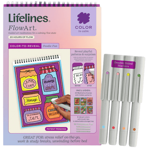 Lifelines FlowArt: Color-to-Reveal - Foody Fun
