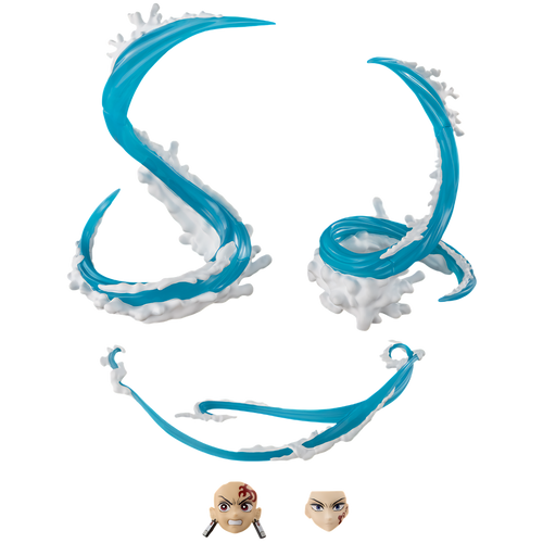Demon Slayer: Kimetsu no Yaiba: Tanjiro Kamado & Giyu Tomioka Water Breathing Effect Parts Set TAMASHII NATIONS S.H.Figuarts (PREORDER)