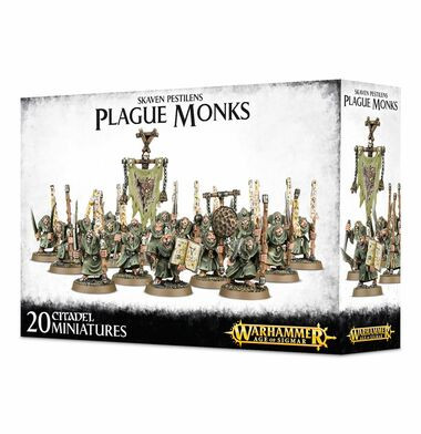 Warhammer Age of Sigmar: Skaven Pestilens - Plague Monks
