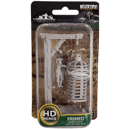 Wizkids Deep Cuts Unpainted Miniatures: Hanging Cage