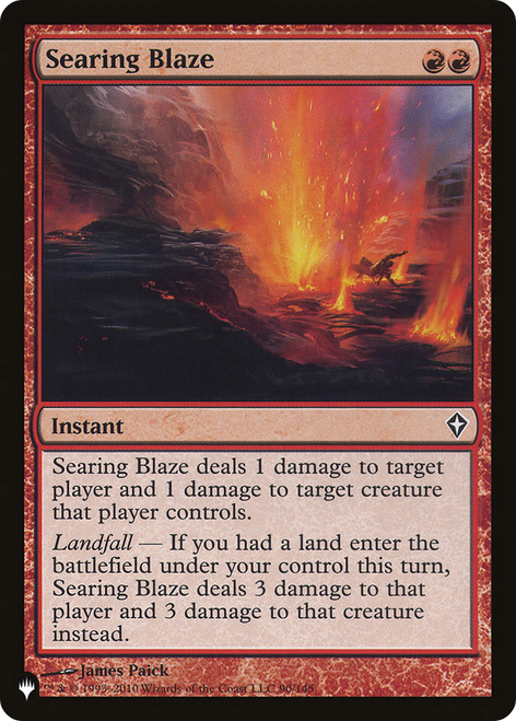 Searing Blaze (LIST-90/145) - The List
