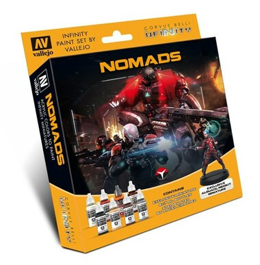 Infinity: Nomads - Paint Set w/ Exclusive Miniature