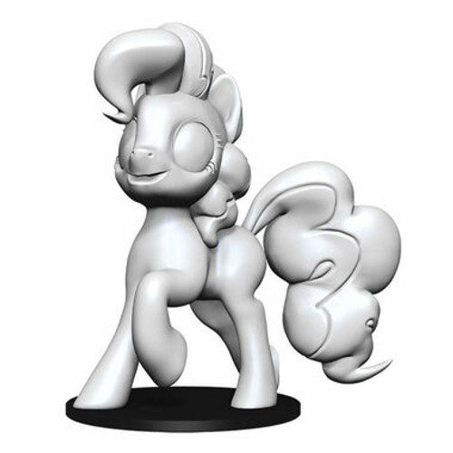 My Little Pony Deep Cuts Unpainted Miniatures: Pinkie Pie