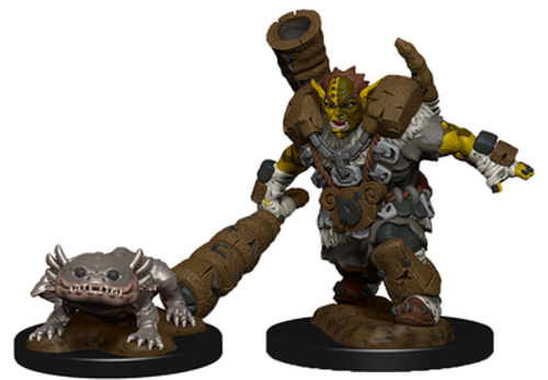 WizKids Miniatures: Wardlings - Mud Orc & Mud Puppy