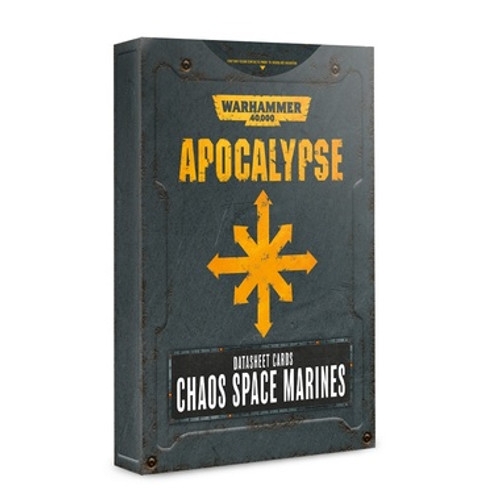 Warhammer 40K: Apocalypse - Chaos Space Marines Datasheet Cards