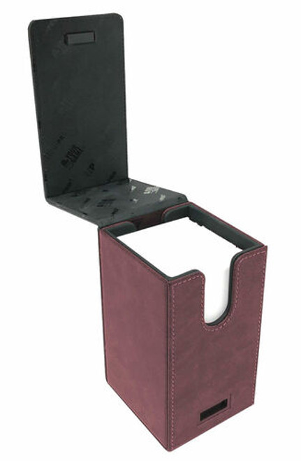 Ultra Pro Deck Box: Suede Collection - Alcove Tower (Ruby)