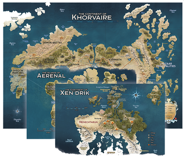 Dungeons & Dragons: Eberron - Rising From the Last War - Khorvaire Map Set