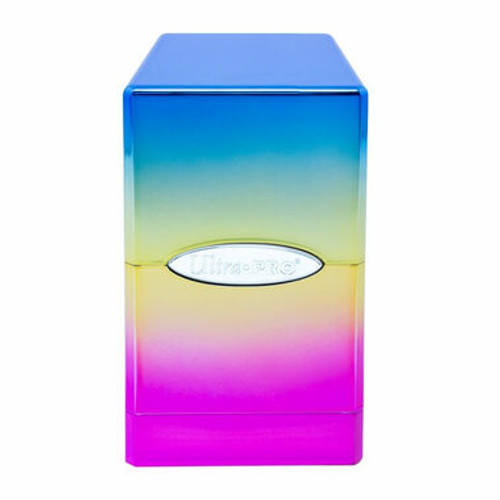 Ultra Pro Deck Box: Satin Tower - Rainbow