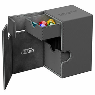 Ultimate Guard: Flip'n'Tray XenoSkin Deck Case 100+ - Grey