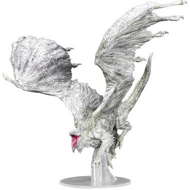 Dungeons & Dragons Miniatures: Icons of the Realms - Adult White Dragon Premium Figurine