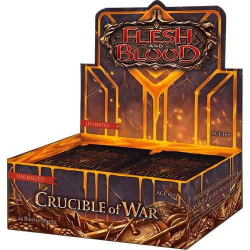 Flesh & Blood TCG: Crucible of War Booster Box (24) (Unlimited Edition) (Bulk Discounts)