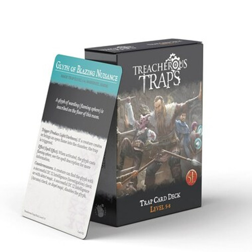 Treacherous Traps RPG (5E): Trap Card Deck - Level 5-8