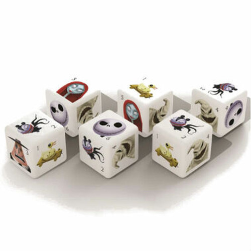 The Nightmare Before Christmas: D6 Dice Set (6ct)