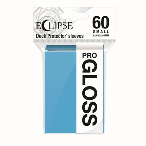 Ultra Pro Sleeves: Sky Blue - Eclipse Gloss, Small (60ct)