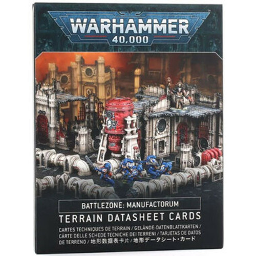 Warhammer 40K: Battlezone - Manufactorum - Terrain Datasheet Cards