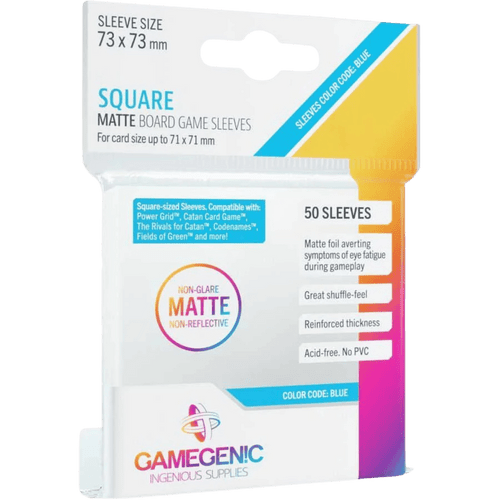 Gamegenic Sleeves: Matte Square Size (50ct)