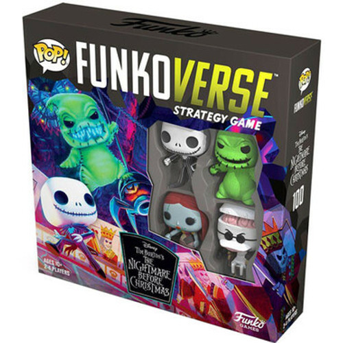 Funko Pop! Funkoverse Strategy Game: The Nightmare Before Christmas #100 - 4-Pack