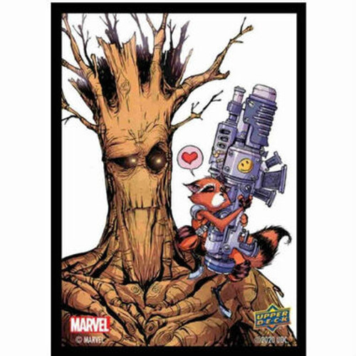 Upper Deck Sleeves: Marvel - Rocket & Groot (65ct)