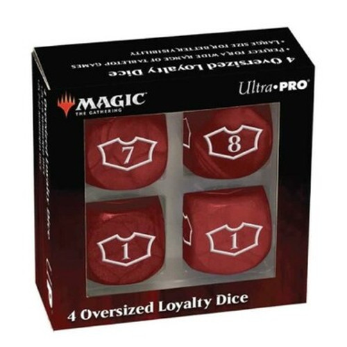 Magic: The Gathering - Deluxe 22MM Mountain Loyalty Dice Set (4) (Updated)