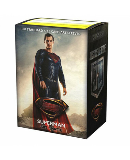 Dragon Shield: Justice League Superman - Art, Matte Card Sleeves (100ct)