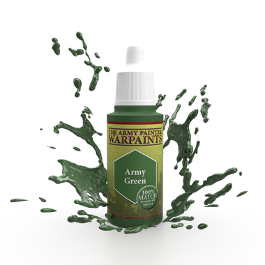 The Army Painter: Acrylic Warpaints - Army Green (18ml)