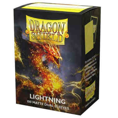 Dragon Shield: Lightning - Matte Dual Card Sleeves (100ct)