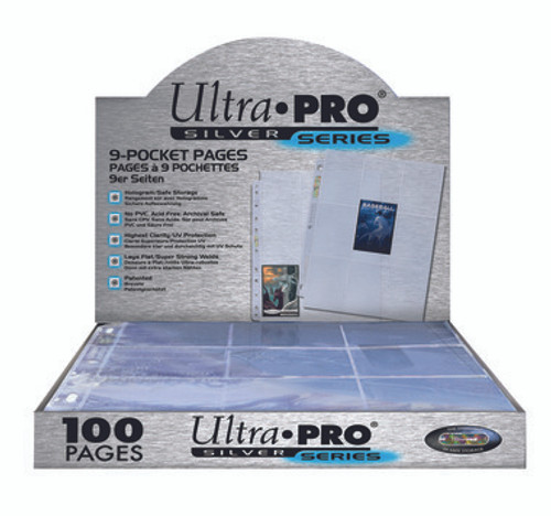 Ultra Pro Pages: Silver Series (9-Pocket) (100ct)