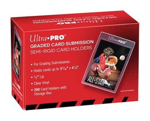 Ultra Pro Sleeves: Semi-Rigid - Graded Card Submission Size (200ct)