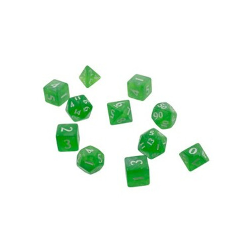 Ultra Pro Dice: Lime Green - Eclipse Dice Set (11)