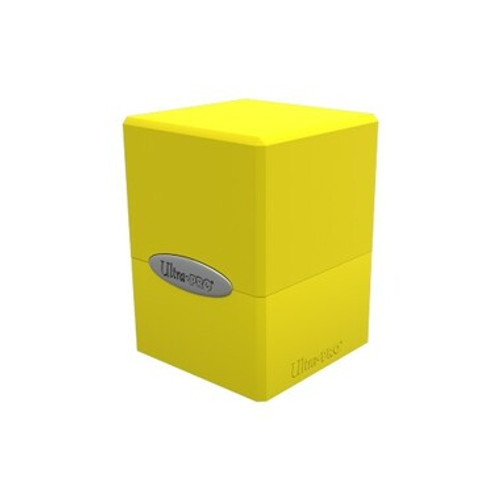Ultra Pro Deck Box: Satin Cube - Lemon Yellow