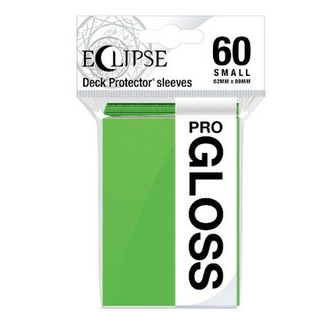Ultra Pro Sleeves: Lime Green - Eclipse Gloss, Small (60ct)