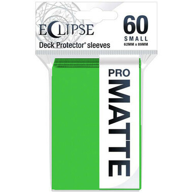 Ultra Pro Sleeves: Lime Green - Eclipse Matte, Small (60ct)