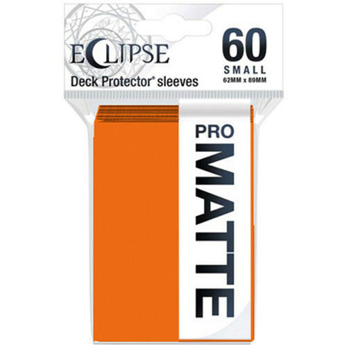 Ultra Pro Sleeves: Pumpkin Orange - Eclipse Matte, Small (60ct)