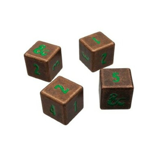 Ultra Pro Dice: Dungeons & Dragons - Heavy Metal D6 - Feywild Copper & Green